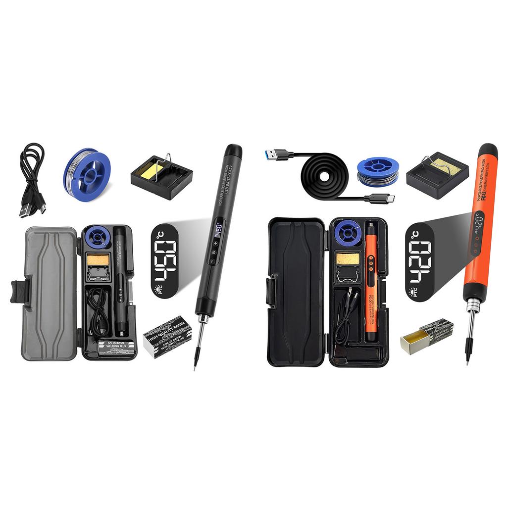 Electric Soldering Iron Type C USB With Digital Display Soldering Iron Welding Tool For Repair Electronic Maintenance