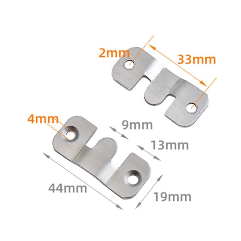 12er-Pack Einbauhalterungen Sichere & Stilvolle Wandbefestigungen Edelstahl Einbauhalterungen für Spiegel Kopfteil