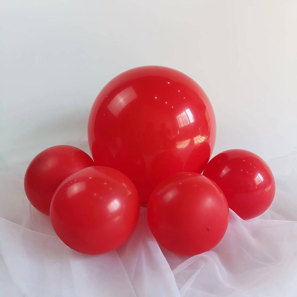 20/50/100pcs Matte Balloon Wholesale 5/10/12inch Thickened Red Balloons Birthday Decoration Wedding Engagement Festival Decor