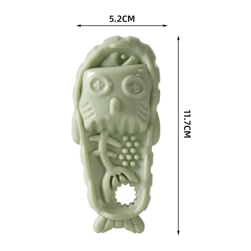 Durable Dog Chew Toy In Slipper Shape Teeth Cleaning Teething Relief - TPR Material Multiple Colors Available
