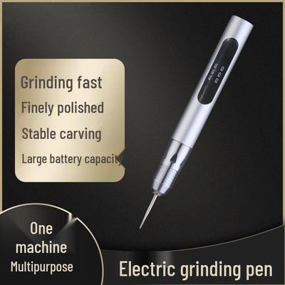 Adjustable Mini Electric Grinder with Rechargeable Lithium Battery, Nail Art Machine for Engraving, Polishing, and Lettering.