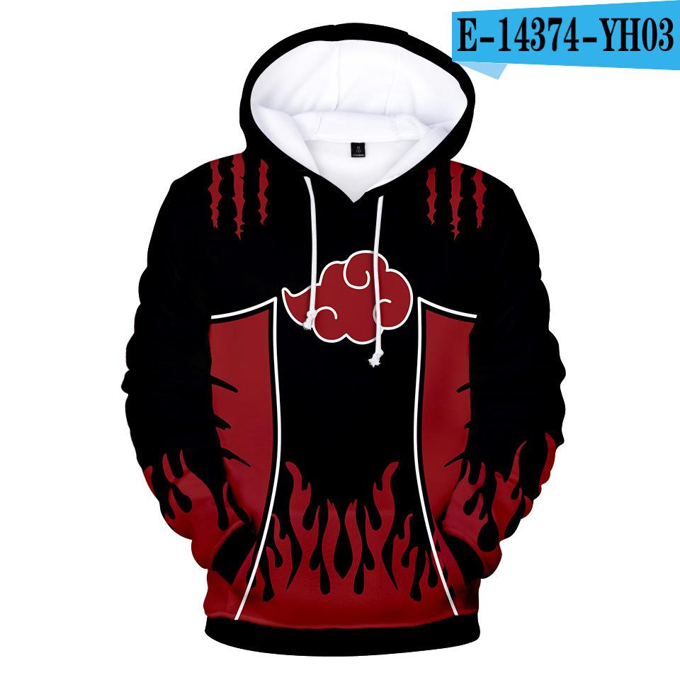 

Новый костюм персонажа Наруто с 3D-цифровым цветным принтом, толстовка с капюшоном для спорта и отдыха, толстовка с капюшоном для мужчин и женщин 3XL