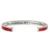 Baizihuahu This Too Shall Pass Mantra Cuff Bracelet, Adjustable Engraved Motivational Bangle Hidden Information Inspirational Encouragement
