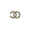 Seiko Coco Style High-Quality Double C Pearl Brooch Knitted Women's Fashion Pin