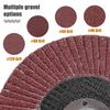 5/1PCS Red Sand Flap Discs 40 60 80 120 Grit Grinding Disc For Angle Grinder Polishing Pads Sanding Wheel Grinding Welding Tools