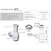 Universal Washbasin Siphon 32-43 Mm With Push-In Connection