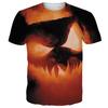 Men's Halloween 3D Printed Crew Neck T-Shirt Fashion Versatile Breathable Trend Casual