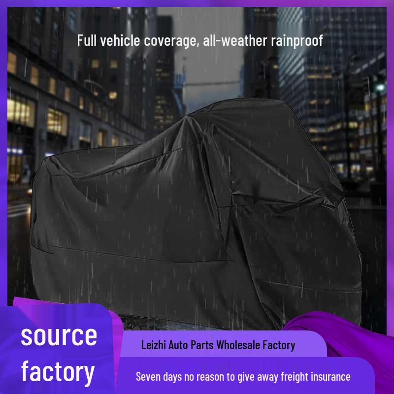 Harley-Davidson Motorcycle Cover: Fits Fat Boy 883, Street 750, Road King Glider 1200 - Dust & Rain Protection