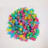 100 Stücke 5*5*5mm Mini D6 Acryl Gaming Rechtwinklig Punkt Würfel Standard Sechsseitige Würfel für Brettspiel zubehör