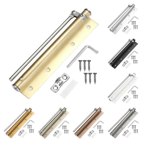 Automatic Door Closer Silent Operation Stainless Steel Self-Closing Hinge with Soft-Close Technology Hinge Adjustable Speed Quiet