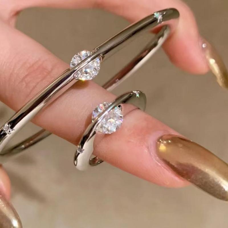 Cosmic Star Bracelet Ring Set