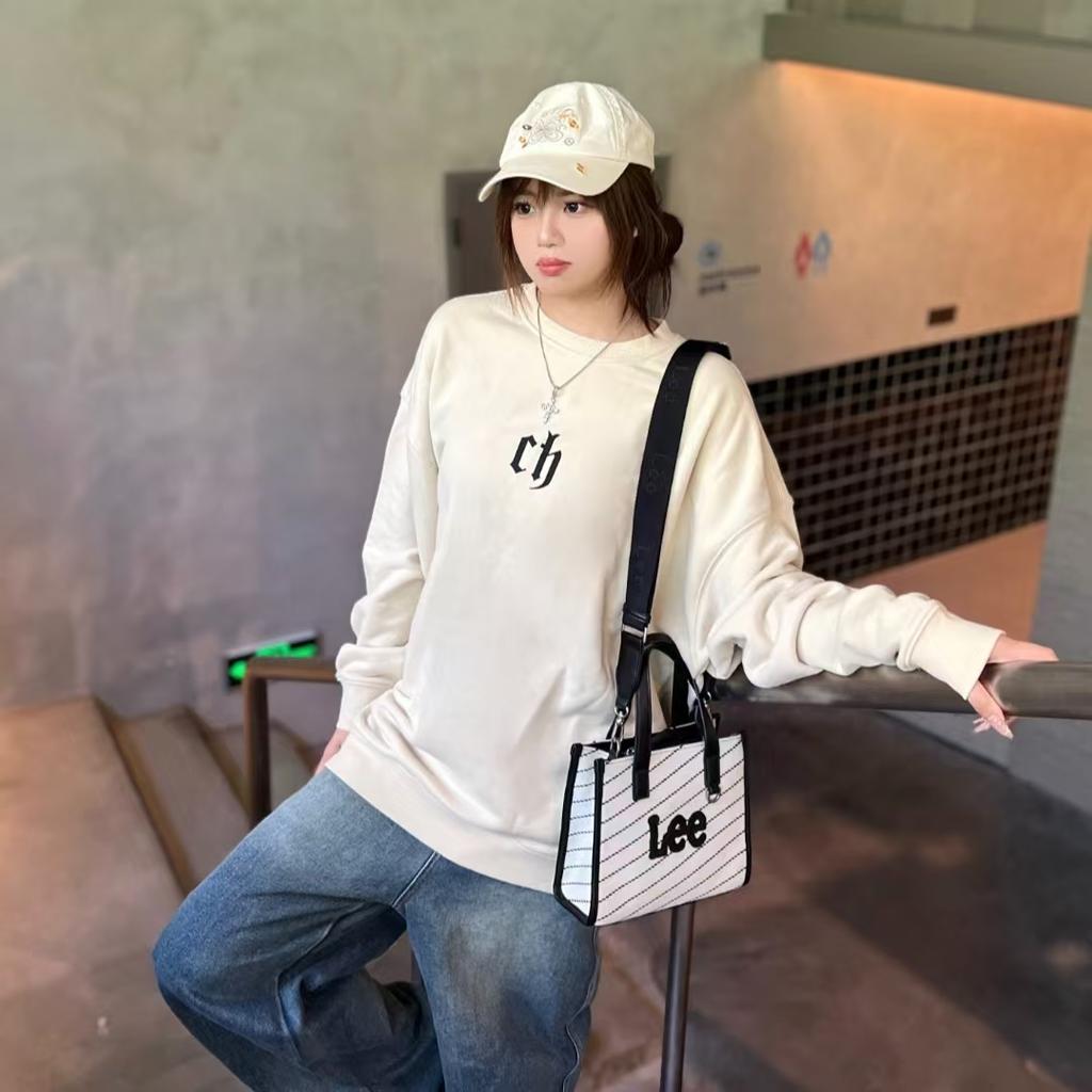 New Lee Fabric Tote Bag, Shoulder Bag, Crossbody Bag, Handbag Regular Women's Ecru LE240074M-903