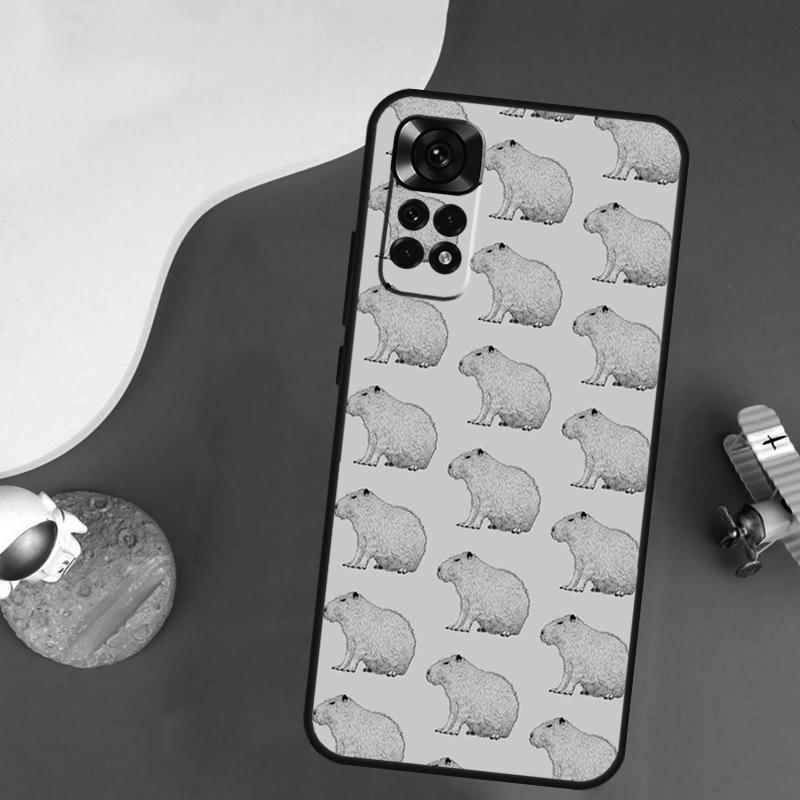 

Cute Capybara Case For Xiaomi Redmi Note 13 Pro 14 12 9 10 11 Pro 10S 11S 12S Redmi 14C 13C 10C 12C Cover Redmi Note 10 Pro