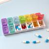 New Portable Hot Premuim Weekly Pill Organizer Case Box Twice A Day 7 Day Container Medicine for Travle Vitamins Supplement