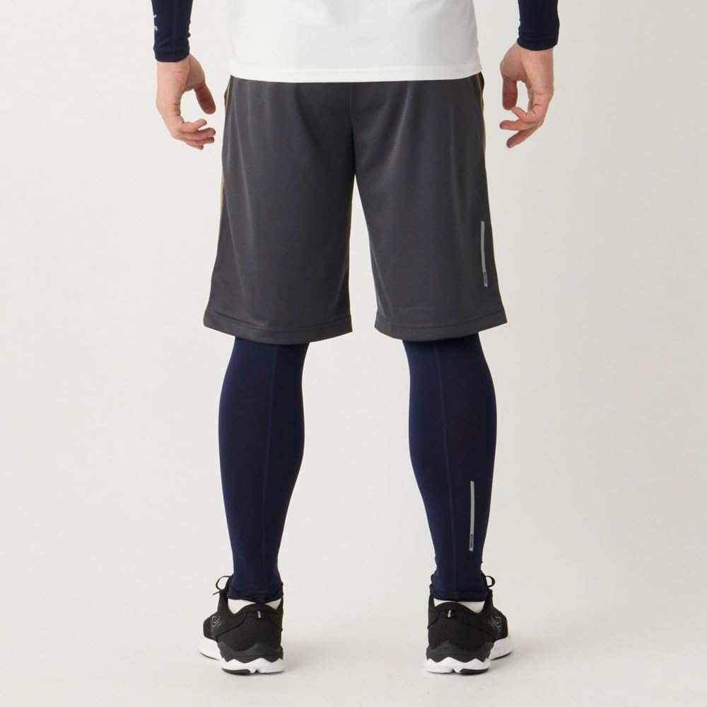 Training Soft Compression Deep Size L Wear, Tights, Moisture-wicking, Quick-drying, K2JBCM50, Navy,