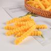 30Pcs Simulation French Fries Wolf Tooth Fries Model Food Model Burger Shop Western Food Display Props Home Decor Fake Potato