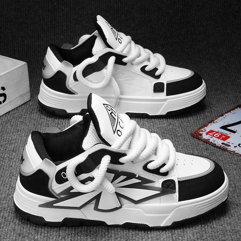 Summer Outdoor Sports Running Platform Fashion Designer Luxury Skateboard Leather Ankle Tennis Men's Casual Sports Shoes
