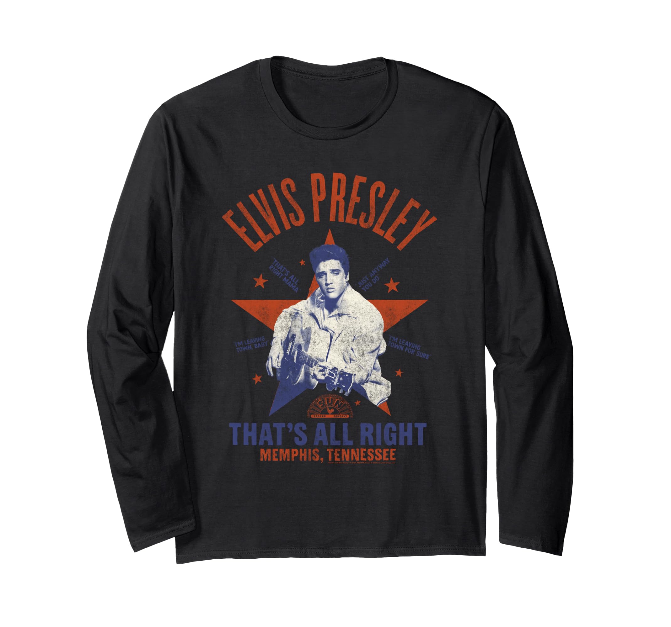 Футболка с длинным рукавом Sun Records x Elvis Presley That s All Right