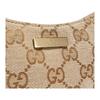 Gucci Lady Lunetta Generation Snap-lukning Lærred Møntpung Almindelig Unisex Parstil Sand og Brun