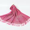 Scarf Jacquard Cashew Fringed Shawl New Spring and Autumn Cotton Women's Long Scarf Headscarf