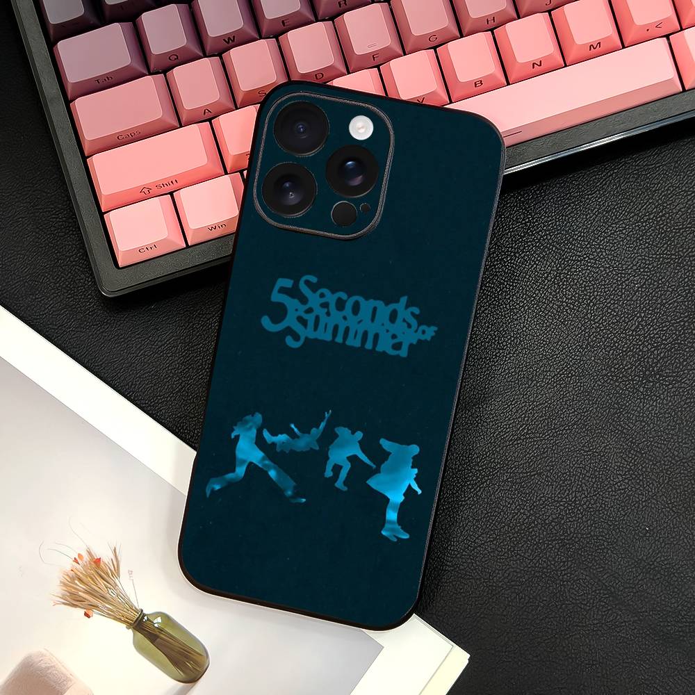 

Seconds-of-Summers-5SOS Phone Case For IPhone 16 15 14 13 12 11 PRO MAX PLUS Mini TPU Soft To Skin-friendly Cover iPhone12PRO
