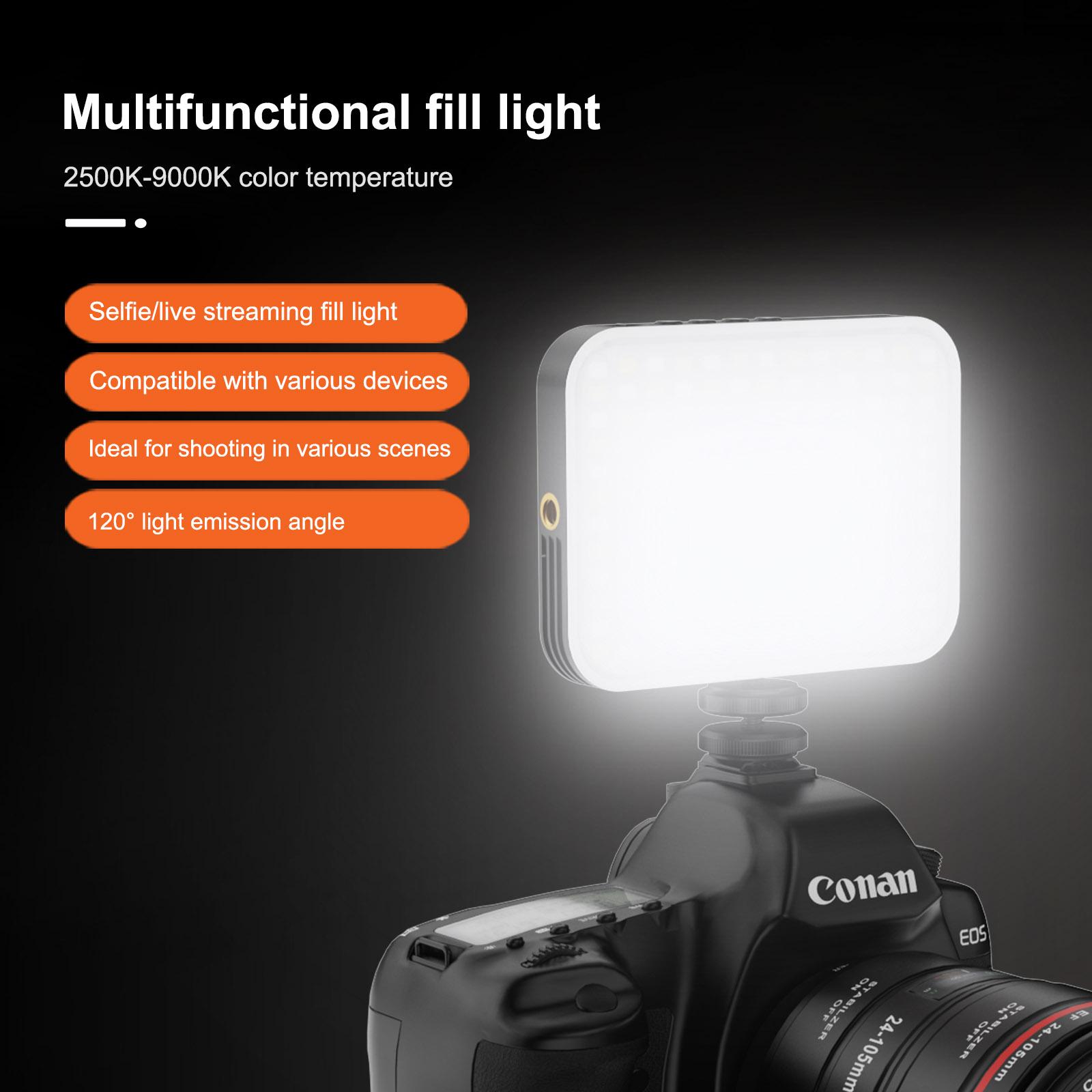 

ST-156B Portable LED Video Light 156 Leds Fill Light with Clip/Silicone Cover for Phone Photography/Outdoor Shooting Type A