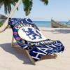Chelsea Fc Football Player Customize Your Name Beach Towel Super Soft Microfiber Quickdry Fabric Suitable for Swimming Gym Camping Yoga Vacation