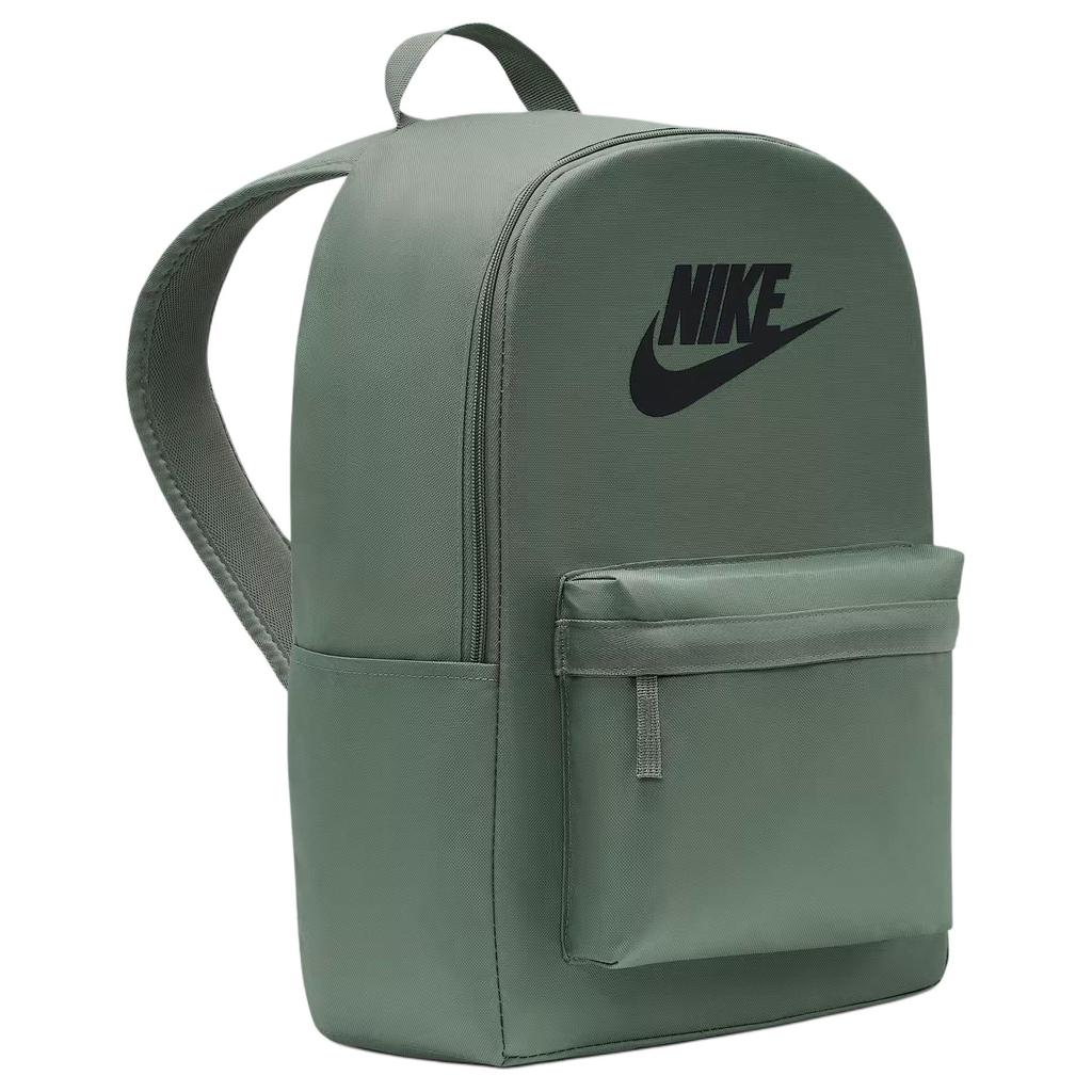 Nike Heritage Fabric Backpack Regular Unisex Earth Green & Black