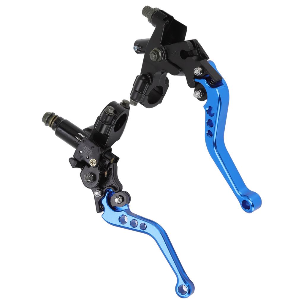 Pair Motorcycle Brake Pump Levers with Hydraulic Master Cylinder Reservoir Replacement for