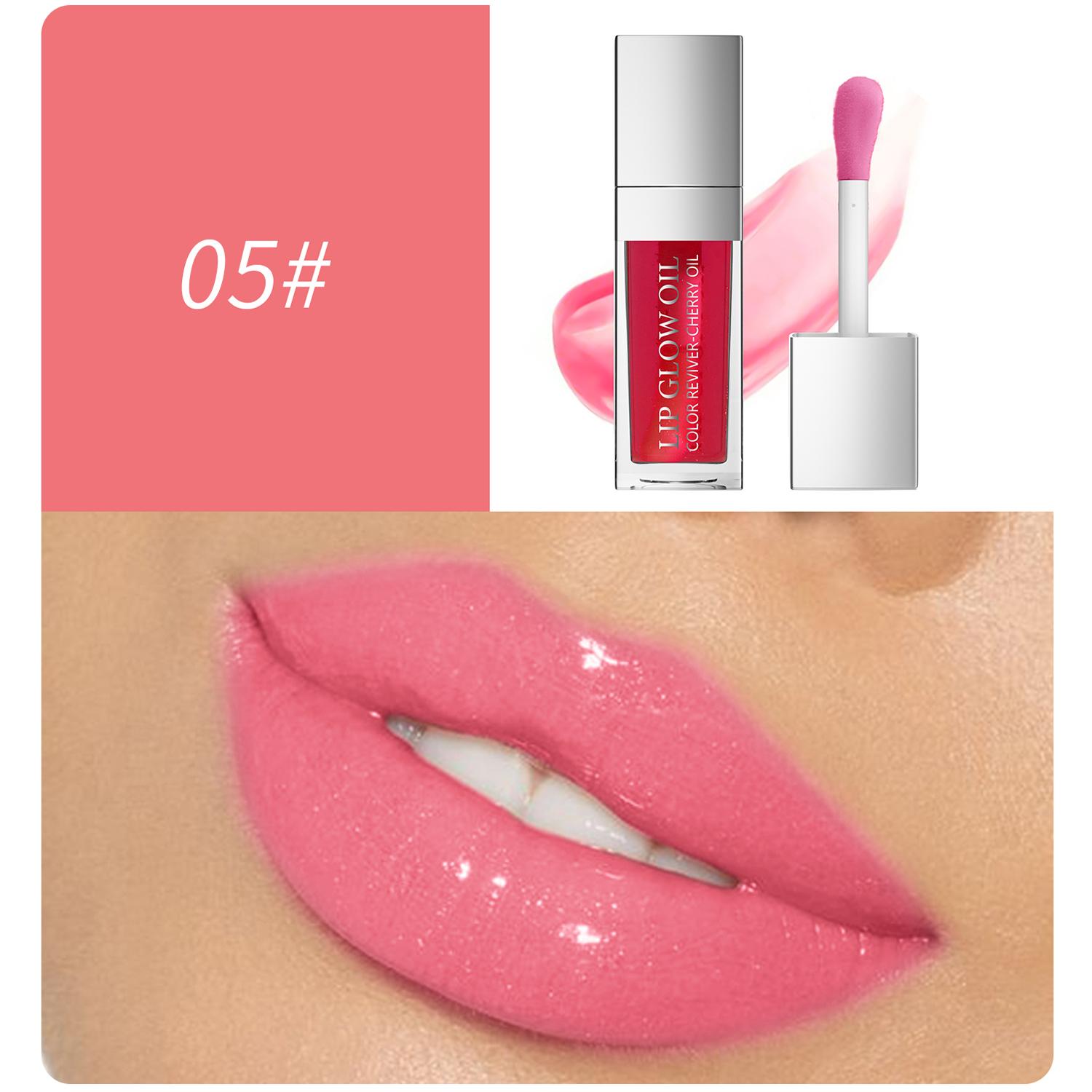 

Crystal Jelly Moisturizing Lip Glow Oil Plumping Lip Gloss Waterproof Makeup Sexy Lipglos Tinted Lip Glaze Plumper 05