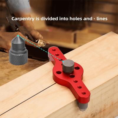 Alloy Material Vertical Hole Jig 6/8/10mm Size 2-in-1 Design Drilling Guide Jig Safe and Durable High Precision