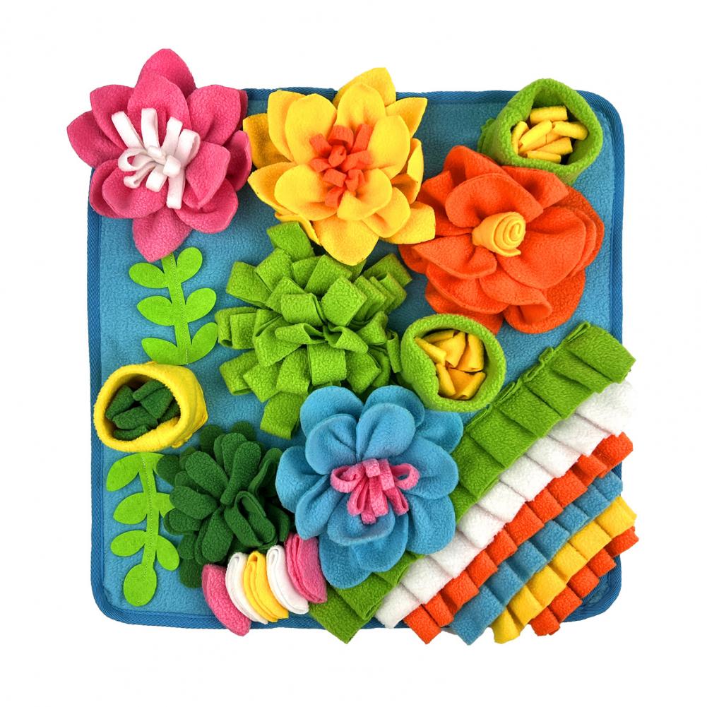 Pet Sniffing Training Mat Dogs Cats Educational Stress Relief Bite Resistant Slow Food Mat Pets Eco-friendly Training Blanket