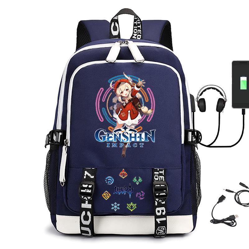 Sac à dos Cosplay Anime Hazbin Hotel Sacoche d'école pour étudiants Sac à dos BD Sac à dos pour ordinateur portable Sac à dos de voyage Sac à dos Rucksack Jeunes en plein air Cadeaux