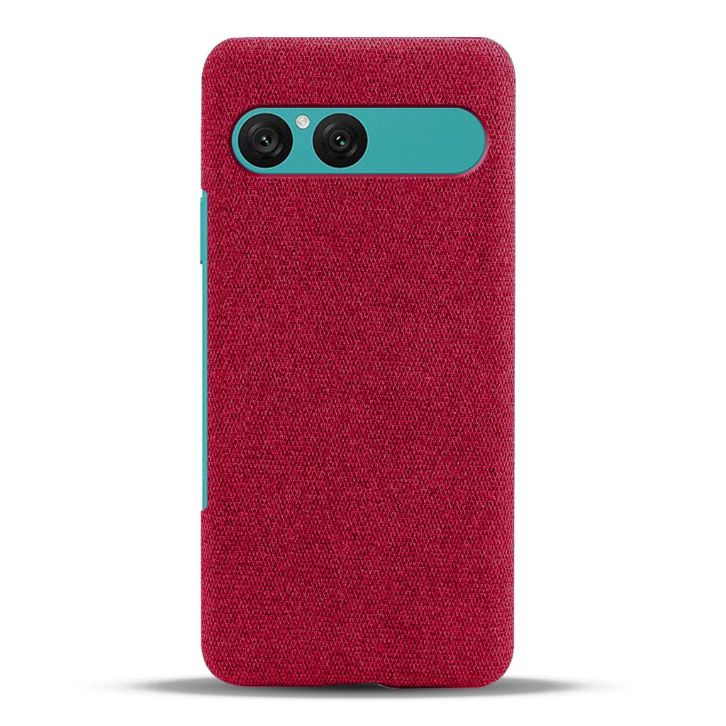 For Sony Xperia 10 VII Phone Case Cloth Texture Anti-Scratch Protective PC Back Cover