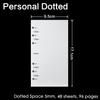 4 Pcs/ Lot High Quality Ring Binder Notebook Insert Refills 6 Holes A5 A6 A7 Personal Spiral Diary Planner Inner Core 100G Paper Quality