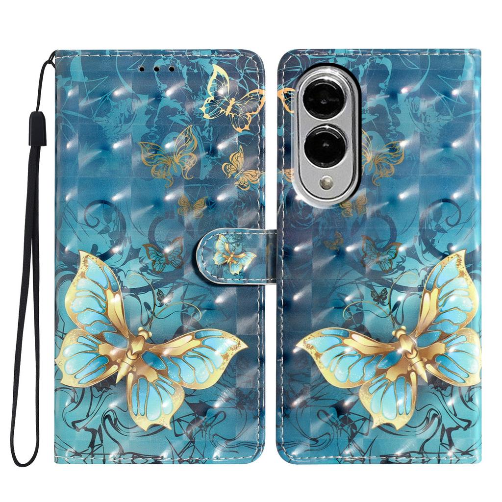 3D Pattern PU Leather Phone Wallet Case for Samsung Galaxy S7 S8 S9 S20 S21 S22 S23 S24 S25 Note8 Note9 Note10 Note20 A10 A12 A13 A14 A15 A16...