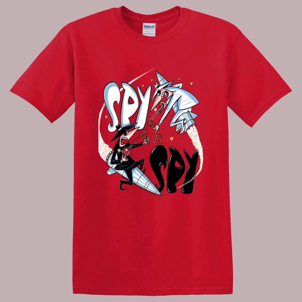 Men s and Women s T-shirts SPY vs SPY Megazine Red XL