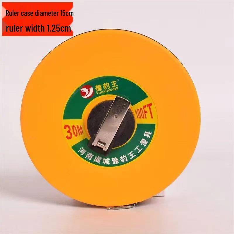 

Round Disc Fiberglass Leather Tape Measure – 10m, 20m, 30m, 50m, 100m