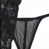 Erotic Underwear  Selling Thin Lace Perspective Fun Nightgown with Irregular Hem Sexy Fun Set