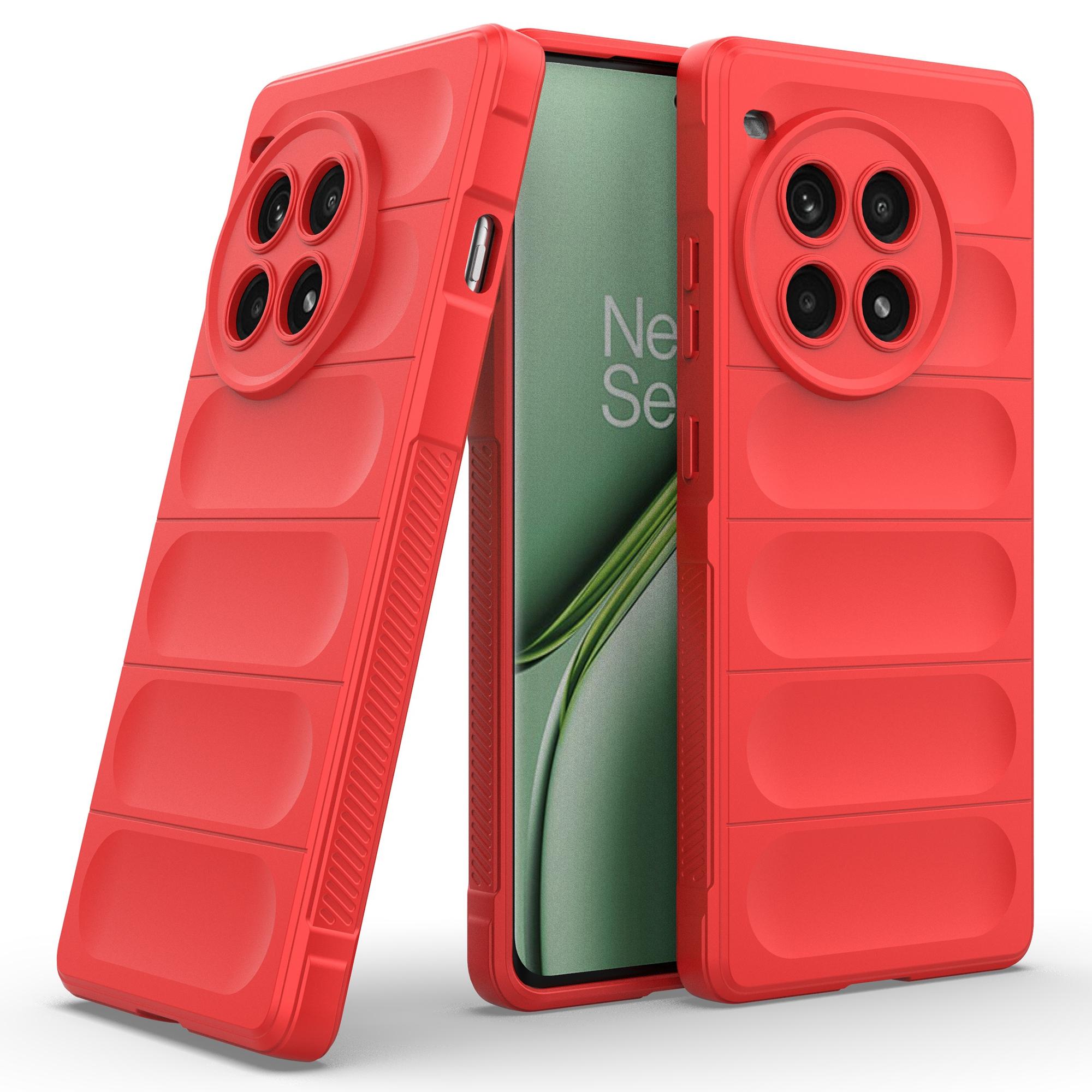 

For OnePlus Ace 3 Pro 5G Case Anti-Drop Soft TPU Phone Cover Red