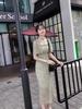 Chiffon floral small fresh dress for women's summer new large size foreign style to cover the belly over the knee, waist and thin dress