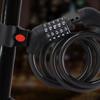 Fashion Folded Bike Lock Multifunction Zincs Alloys Bike Lock Student Bike Lock for Outdoor Lover