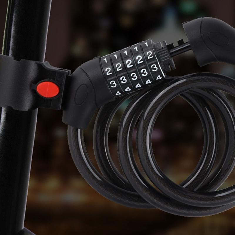 Fashion Folded Bike Lock Multifunction Zincs Alloys Bike Lock Student Bike Lock for Outdoor Lover
