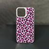 Coque de téléphone cool Tigre Rose Léopard Pour iPhone 17,16,15,14,13,12,11,Pro,Max,Plus,Mini,X,XS,XR,8,S,SE Coque Noire Souple