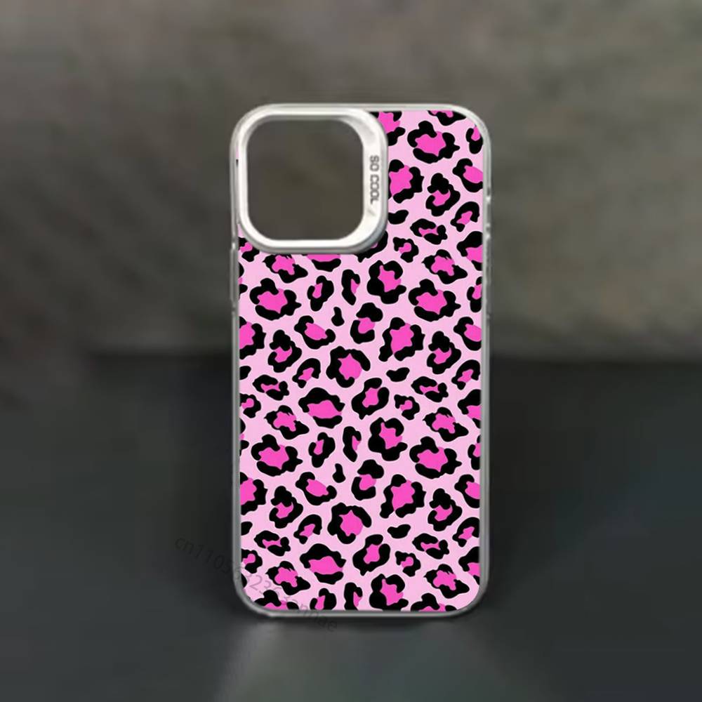 

Leopard Pink Tiger Cool Phone Case For iPhone 17,16,15,14,13,12,11,Pro,Max,Plus,Mini,X,XS,XR,8,S,SE Soft Black Case iPhone17