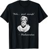 Lustiges Geschichts-Meme Gut Genug Philosoph Mediocrates T-Shirt