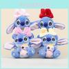 Stitch Bow Lilostitch Dress Up Plush Toy Cartoon Doll Keychain Pendant Backpack