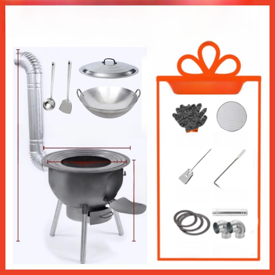 New Sle Rural Home Wood Burning Stove Portable Outdoor Large Pot Stove el Stove Equipment und Pot Stove