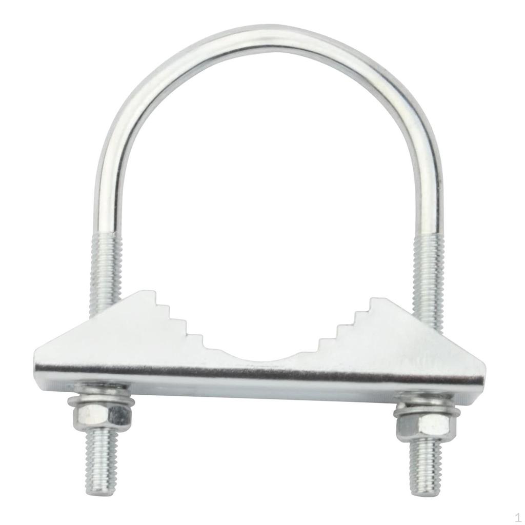 Antenna Mast Clamp Bracket U Bolts Pipe Mounting Assembly Part Clip Mount Holder for