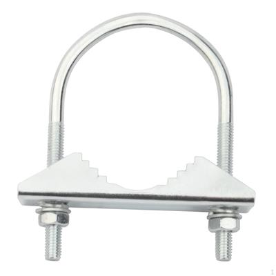 Antenna Mast Clamp Bracket U Bolts Pipe Mounting Assembly Part Clip Mount Holder for